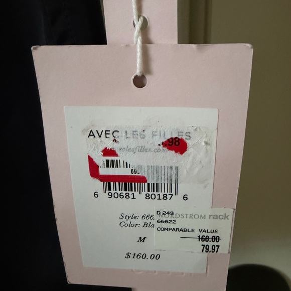 Women’s Avec Les Filles Black Hooded Trench Coat-NEW WITH TAGS - Picture 4 of 5